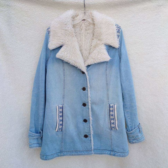 Free People Sherpa lined drum Jacket as seen on Selena Gomez and Ashley Tisdale - Picture 12 of 16